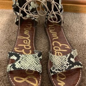 Sam Edelman Snake Skin Sandals